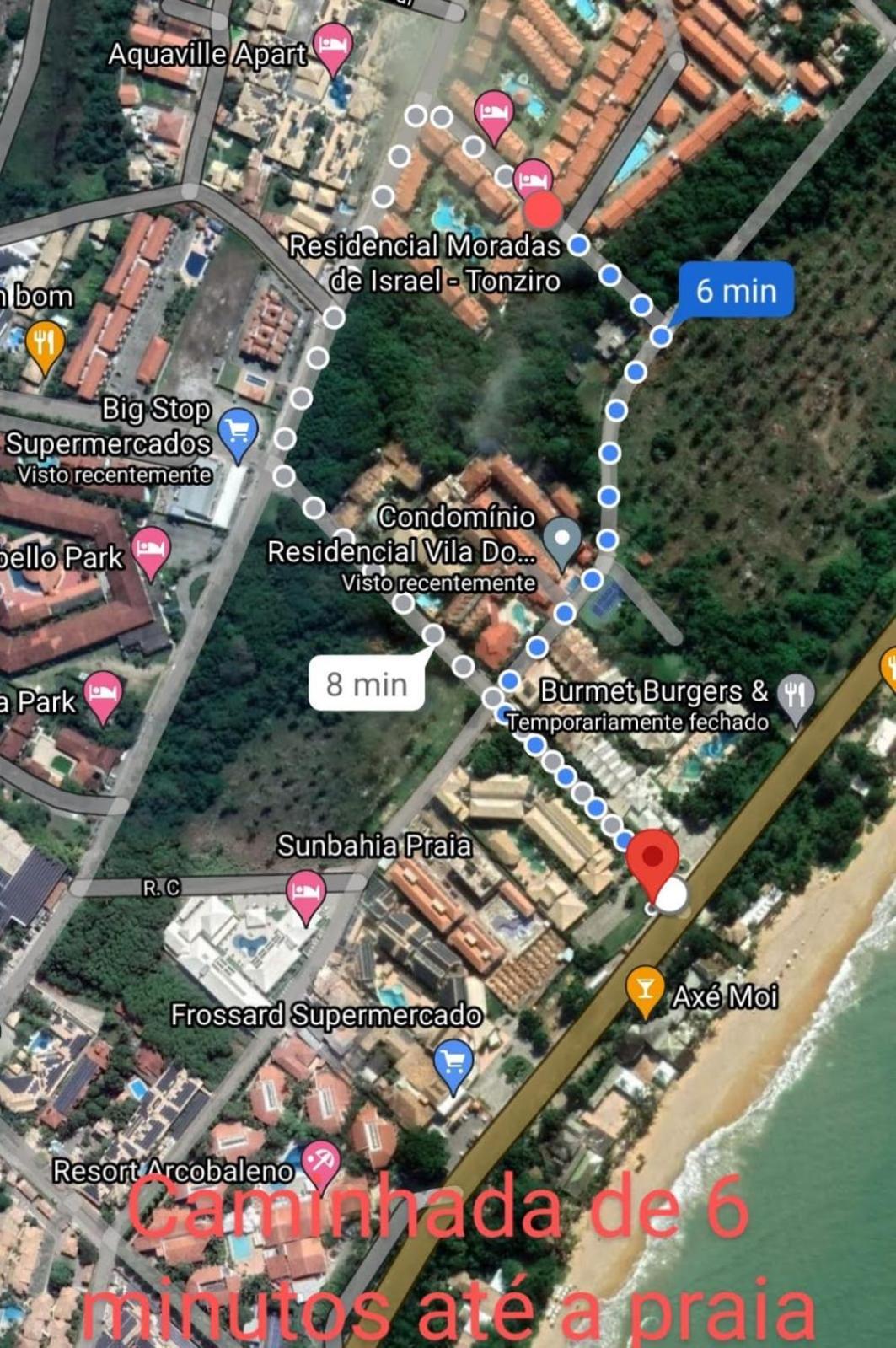 Casa Praia De Taperapuan Em Porto Порту-Сегуру Екстер'єр фото